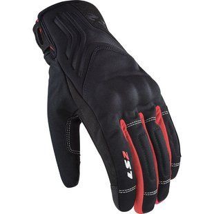LS2 Jet 2 Man Gloves Black Red