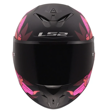 Мотошолом LS2 FF820 Rapid 3 Poppies 2 Black Pink XS