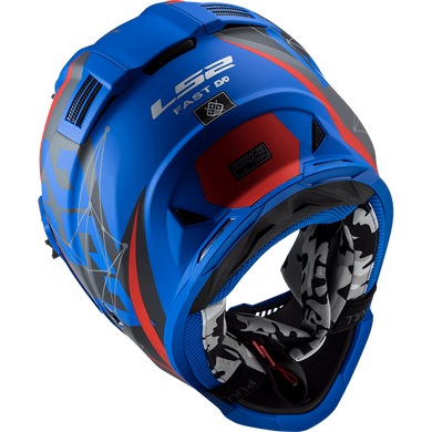 Мотошлем LS2 MX437 Fast EVO Alpha Matt Blue XL