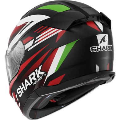 Мотошолом Shark D-Skwal 3 Firstlap Mat Black Red Green S