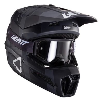 Мотошлем LEATT Helmet Moto 3.5 + Goggle Black XS