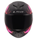 Мотошолом LS2 FF820 Rapid 3 Poppies 2 Black Pink XS