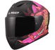 Мотошолом LS2 FF820 Rapid 3 Poppies 2 Black Pink XS