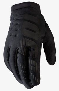 Моторукавички підліткові теплі Ride 100% BRISKER Glove Black YL (7)