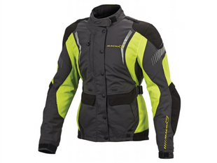 Мотокуртка Macna Beryl Dark Grey/Neon Yellow