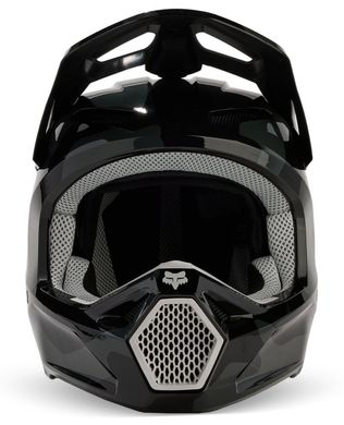 Мотошлем FOX YTH V1 BNKR HELMET Black YL