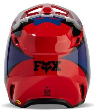 Мотошолом FOX V1 STREAK HELMET Flo Red, L