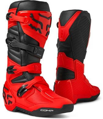 Мотоботы FOX COMP BOOT Flo Red 11