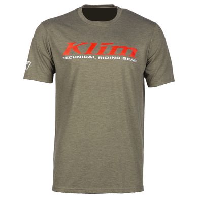 Футболка KLIM K Corp SS T XL Military Green - High Risk Red