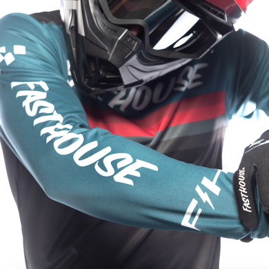 Джерсі FASTHOUSE Carbon Force LS Teal LG