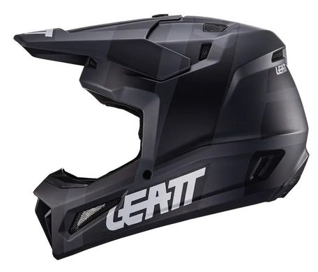 Мотошлем LEATT Helmet Moto 3.5 + Goggle Black XXL