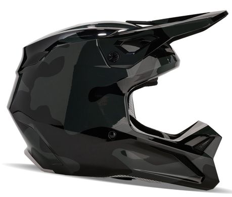 Мотошолом FOX YTH V1 BNKR HELMET Black YL