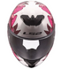 Мотошолом LS2 FF820 Rapid 3 Poppies 2 White Pink XS