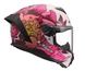 Мотошолом LS2 FF820 Rapid 3 Poppies 2 White Pink XS