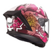 Мотошолом LS2 FF820 Rapid 3 Poppies 2 White Pink XS