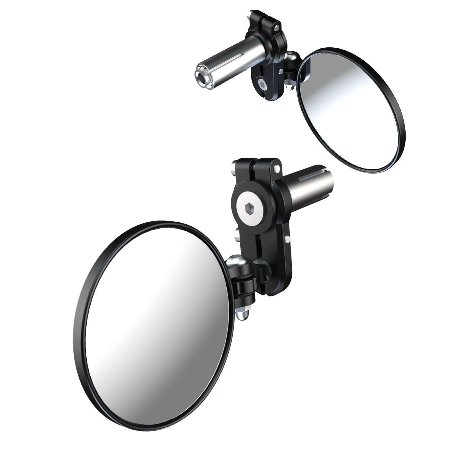 ノベルティ　JOSE MOON MIRROR　BLACK　未開封 Мото дзеркала Oxford Fold-Away Bar End Mirrors - Black Set купити