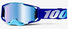Маска кроссовая 100% ARMEGA Goggle Royal - Mirror Blue Lens, Mirror Lens