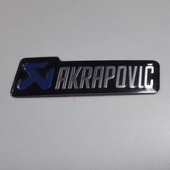 Шильдик Akrapovic Blue
