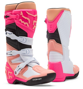 Моточеревики женские FOX Comp Boot Lady Pink