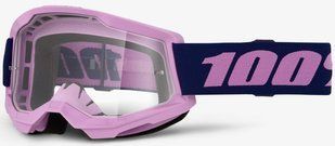 Маска кросова 100% STRATA 2 Goggle [Purple], Clear Lens