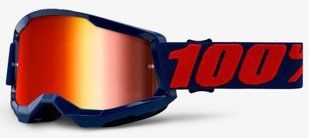 Маска кросова 100% STRATA 2 Goggle Masego - Mirror Red Lens, Mirror Lens