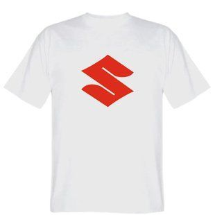 Мотофутболка Suzuki White Red S