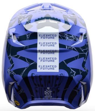 Мотошолом FOX V1 Youth Helmet - DIFFUSE Purple Dove YL