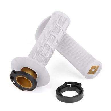 Мото гріпси ODI HALF-WAFFLE MX V2 Lock-On Soft White
