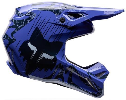 Мотошолом FOX V1 Youth Helmet - DIFFUSE Purple Dove YL