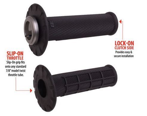 Грипсы ODI MX V2 MX Lock-On Half-Waffle Black