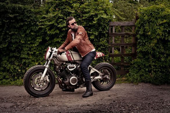 Моторукавички SHIMA Revolver Brown L