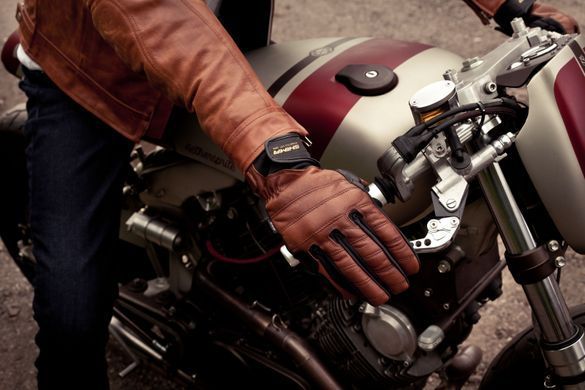 Моторукавички SHIMA Revolver Brown L