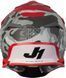 Мотошлем Just1 J39 Kinetic Camo Black Grey Red - Matt L