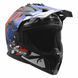 Мотошолом LS2 MX708 Fast 2 GROTESK White Blue Red L