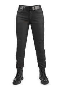 Мотоджинсы однослойные PandoMoto LADY LORICA Slim Black W24-L32