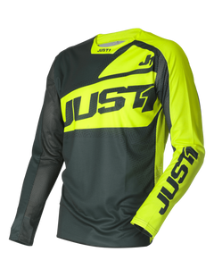 Джерсі Just1 J-Force Vertigo Jersey Grey - Yellow Fluo M