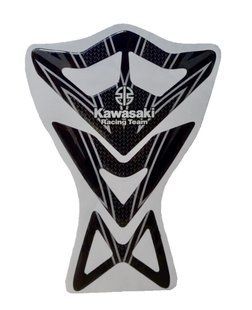 Наклейка на бак NB-38 Kawasaki White Black