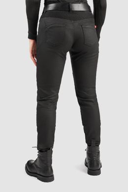 Мотоджинси одношарові PandoMoto LADY LORICA Slim Black W24-L32