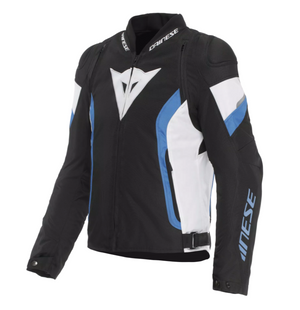 Мотокуртка Dainese AVRO 5 TEX JACKET # BLACK BLUE WHITE 54