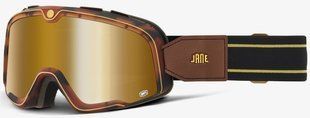 Маска кросова 100% BARSTOW Goggle Jane Motorcyles Mirror Gold Lens