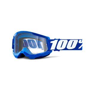 Мотоочки 100% STRATA Goggle II Blue - Clear Lens