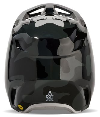 Мотошлем FOX YTH V1 BNKR HELMET Black YS