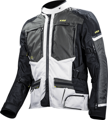 Мотокуртка LS2 Norway Man Jacket Black Grey Yellow L