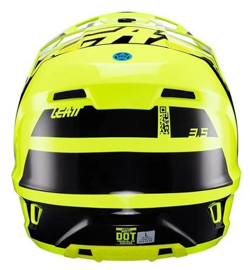 Мотошлем LEATT Helmet Moto 3.5 + Goggle Citrus XXL