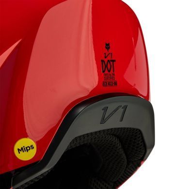 Мотошолом FOX V1 STREAK HELMET Flo Red, XL