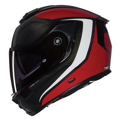 Мотошолом Nolan X-903 Ultra Carbon INTRIGO Black-Grey-Red
