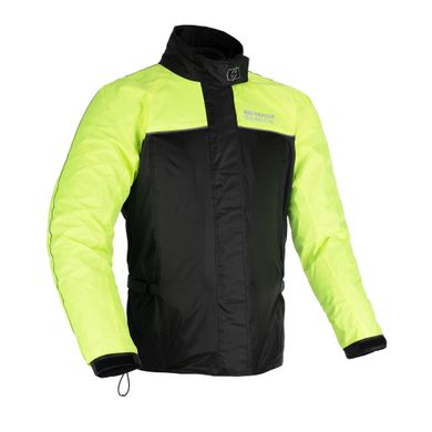 Мотодождевик куртка Oxford Rainseal Over Jacket Black Fluo XL