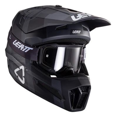 Мотошлем LEATT Helmet Moto 3.5 + Goggle Black XL