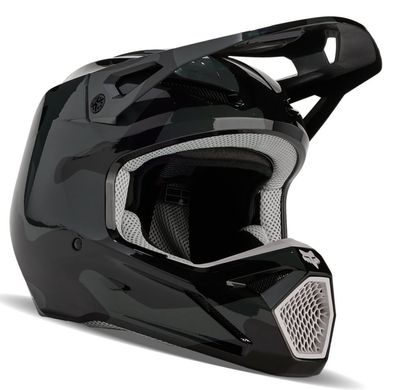 Мотошлем FOX YTH V1 BNKR HELMET Black YS