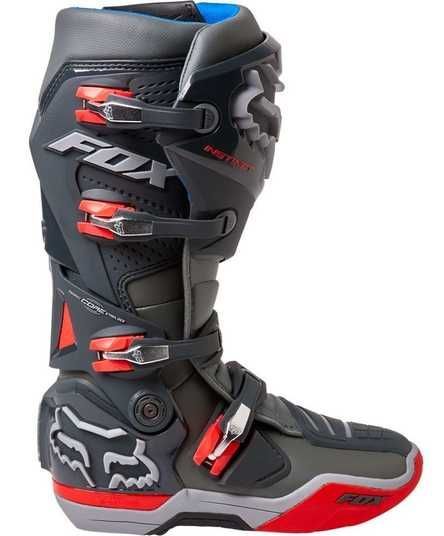 Мотоботы FOX Instinct Boot Grey 10 - купить Мотоботы FOX Instinct